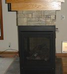 end cap custom fireplace