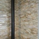 vertical pipe fireplace